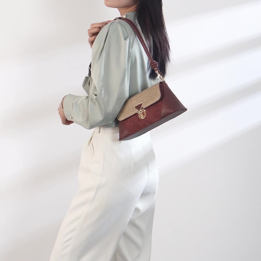 Underarm Baguette Bag Women's Shoulder Small Handbag